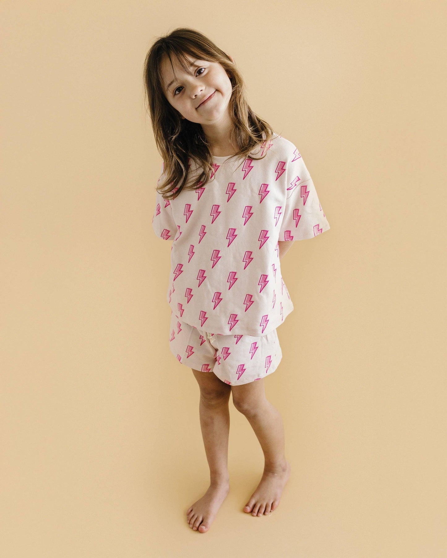 Pink Bolt 2 Piece Set