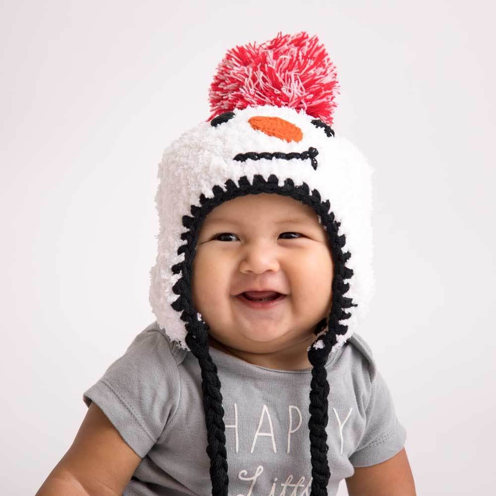 Snowman Beanie Hat: