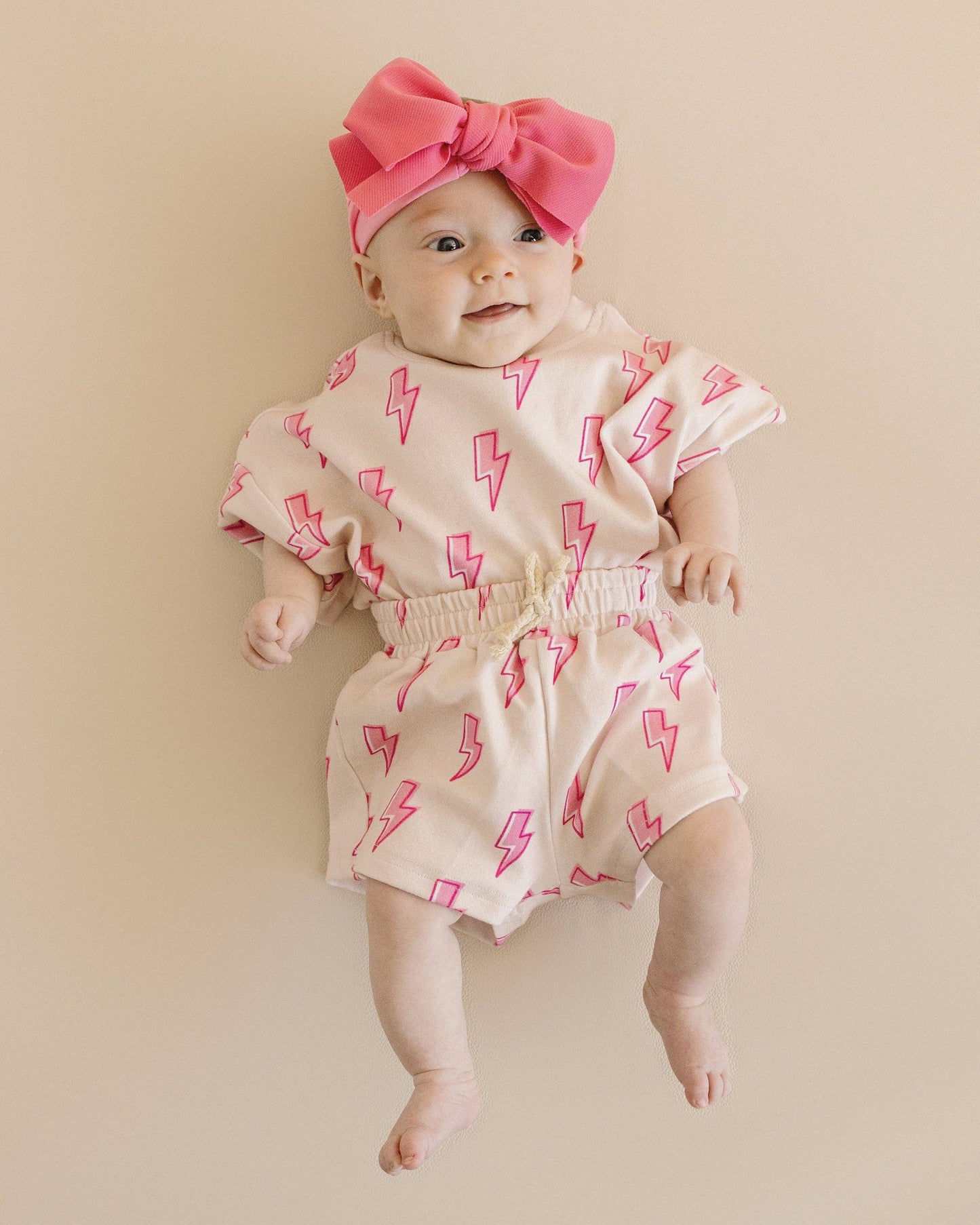 Pink Bolt 2 Piece Set