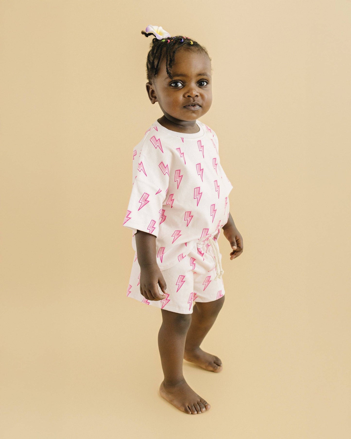Pink Bolt 2 Piece Set