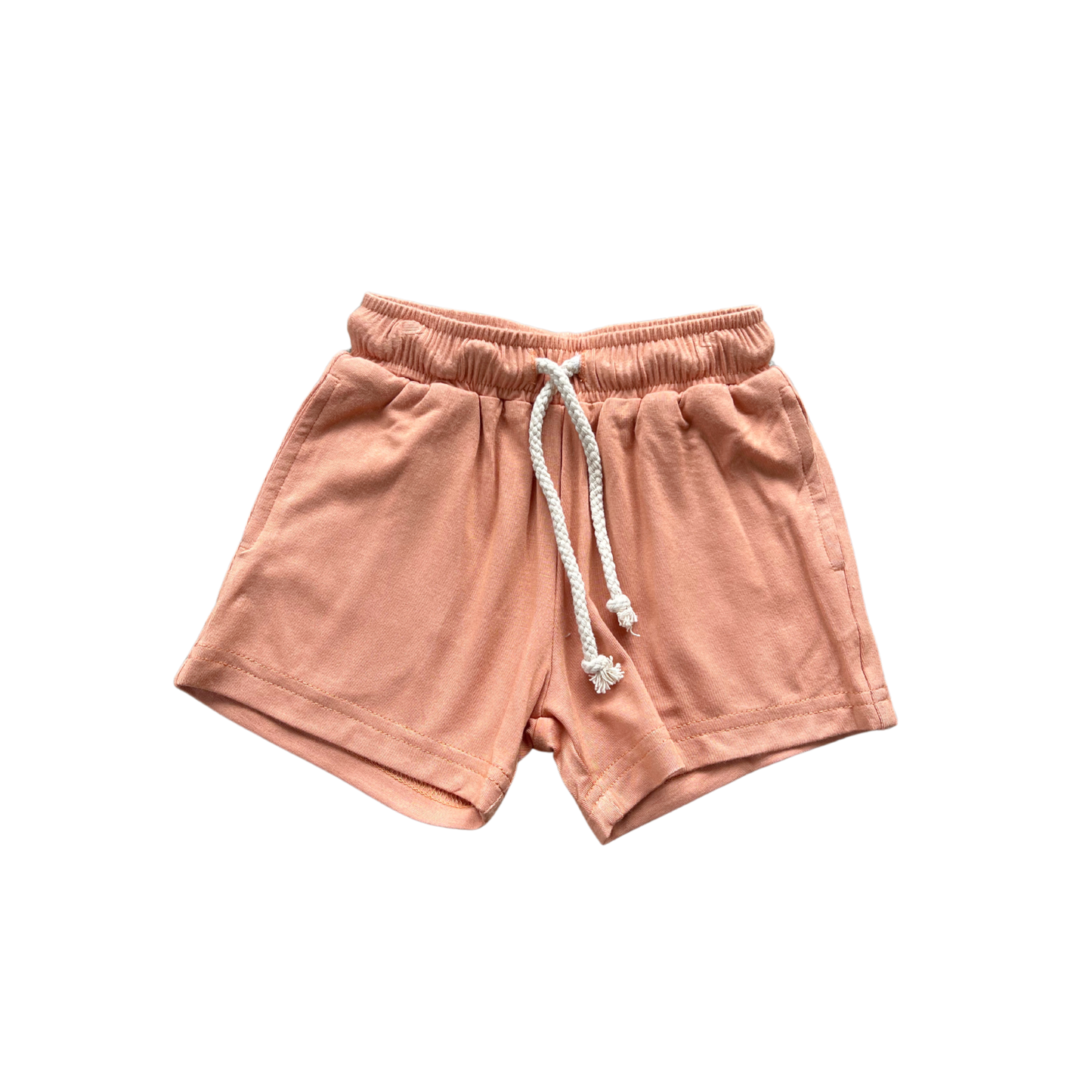 Bamboo French Terry Shorts: Sunset