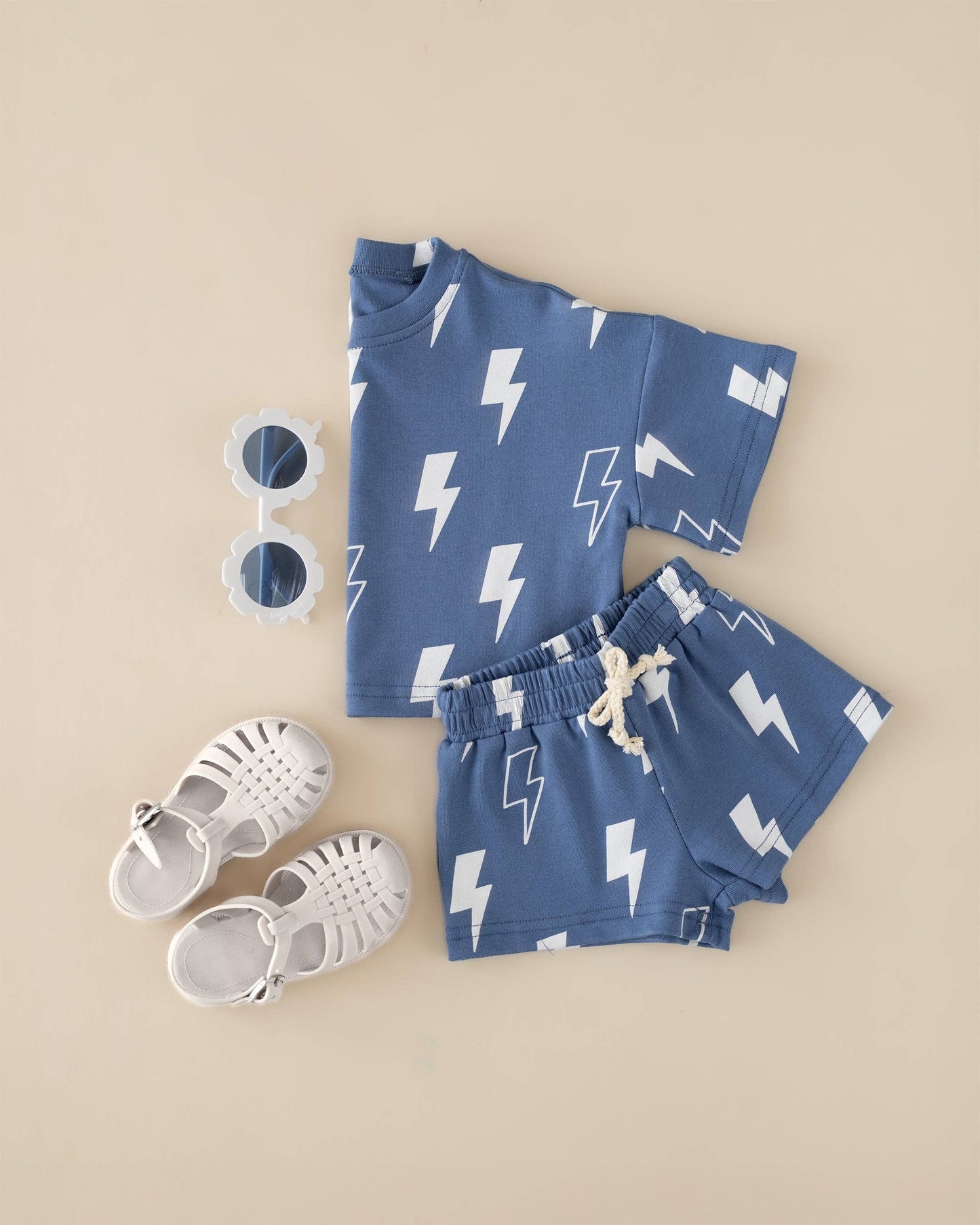 Blue Bolts 2 Piece Set