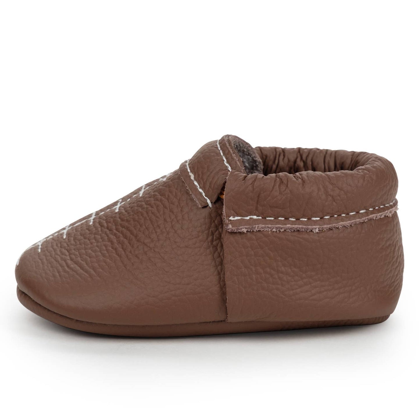 Fringeless Baby Moccasins Football