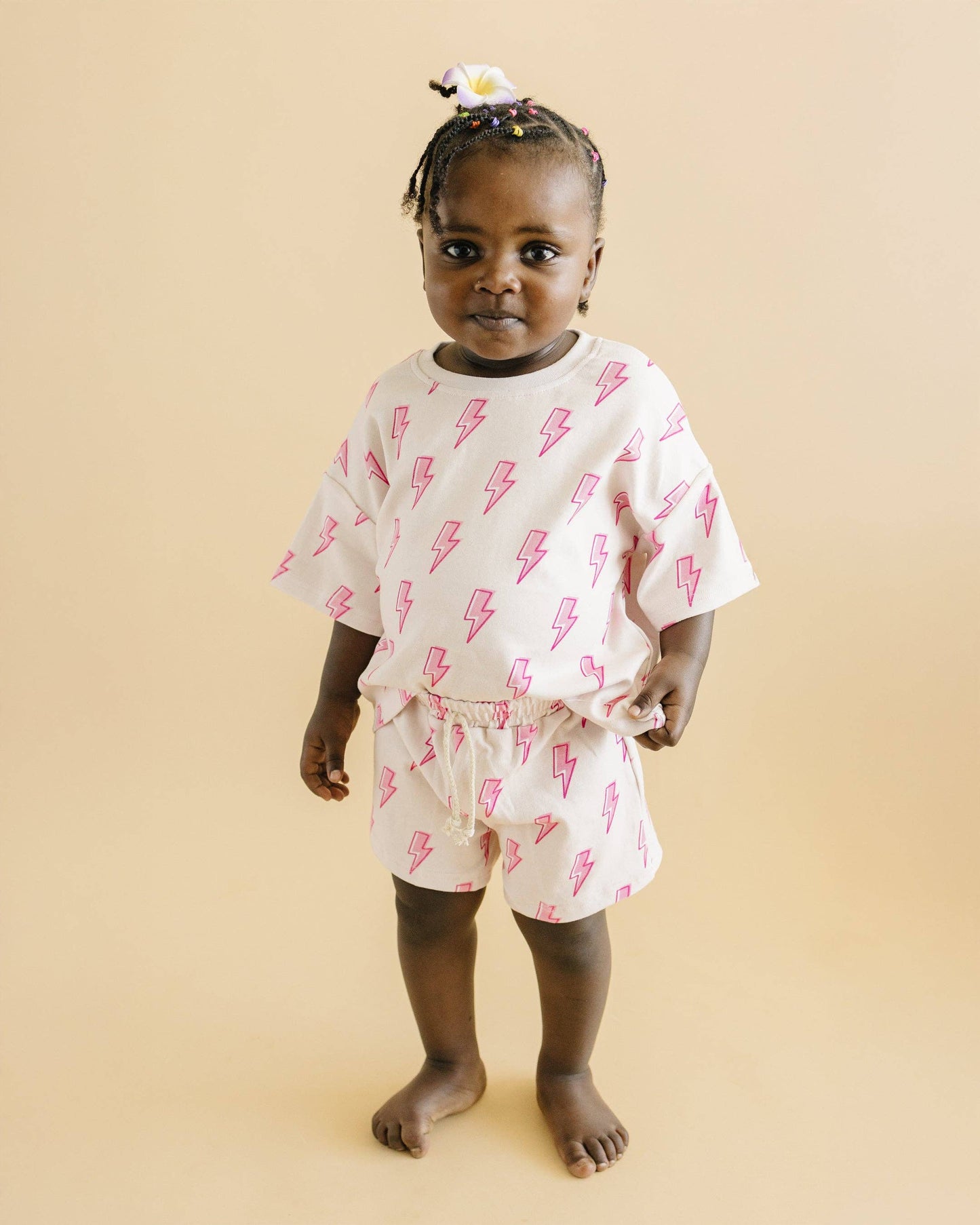 Pink Bolt 2 Piece Set