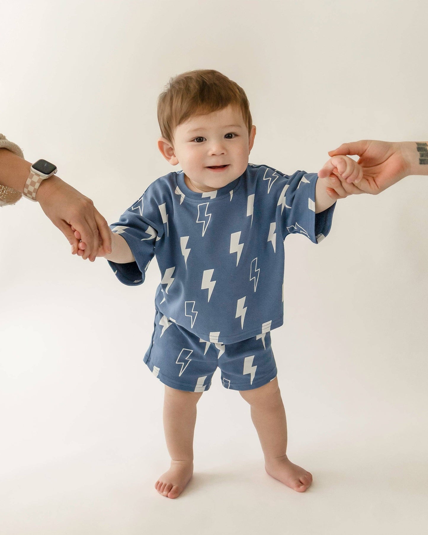 Blue Bolts 2 Piece Set