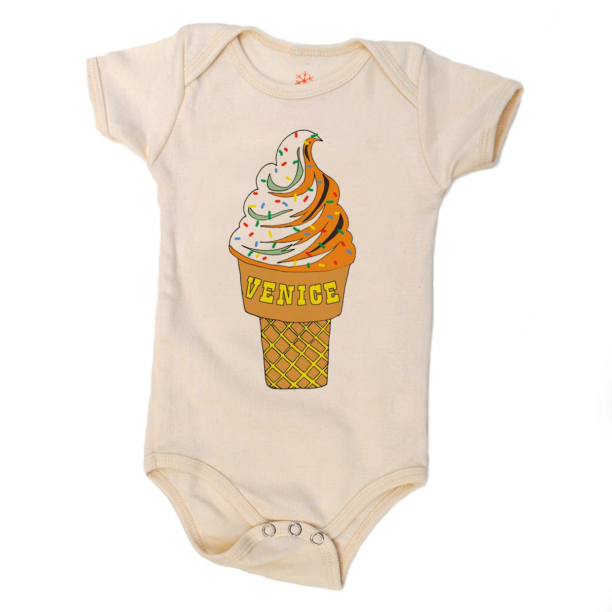 Ice Cream Organic Onesie: