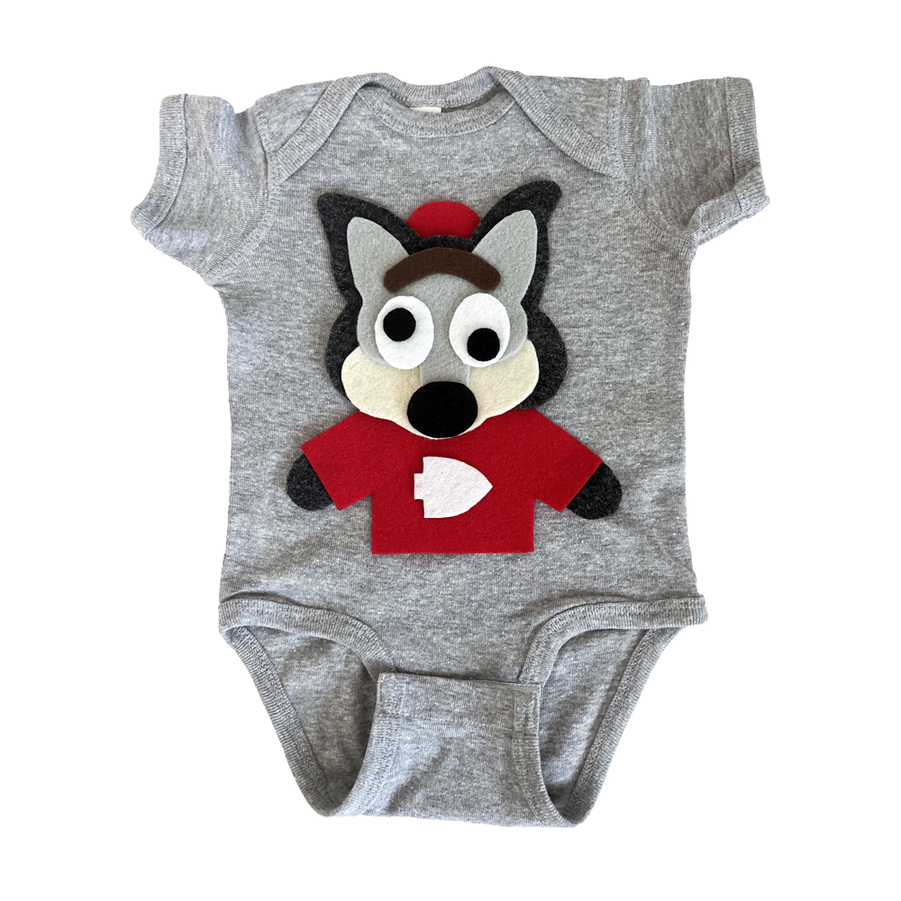 KC Crazy Wolf Onesie