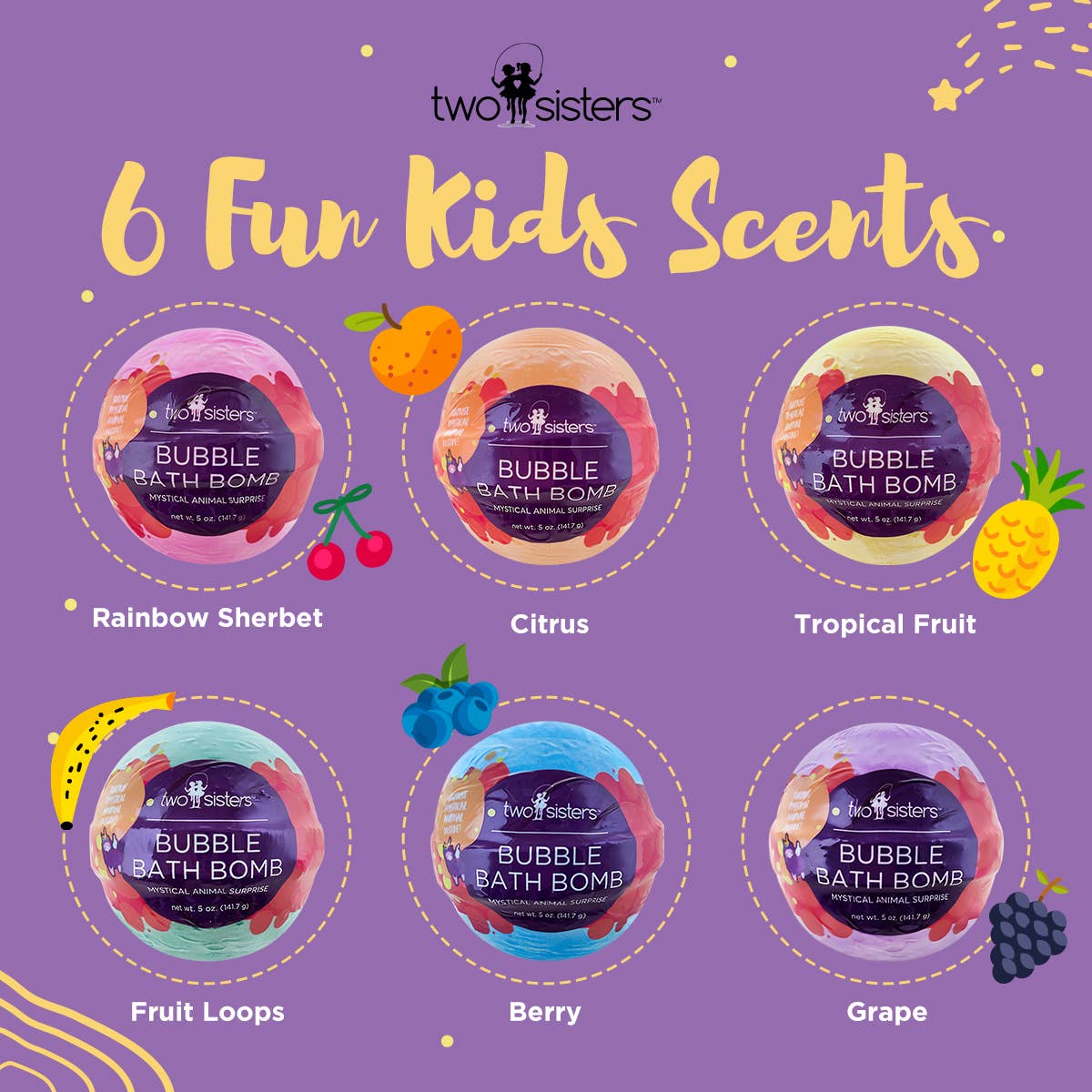 Mystical Animal Kids Bath Bombs