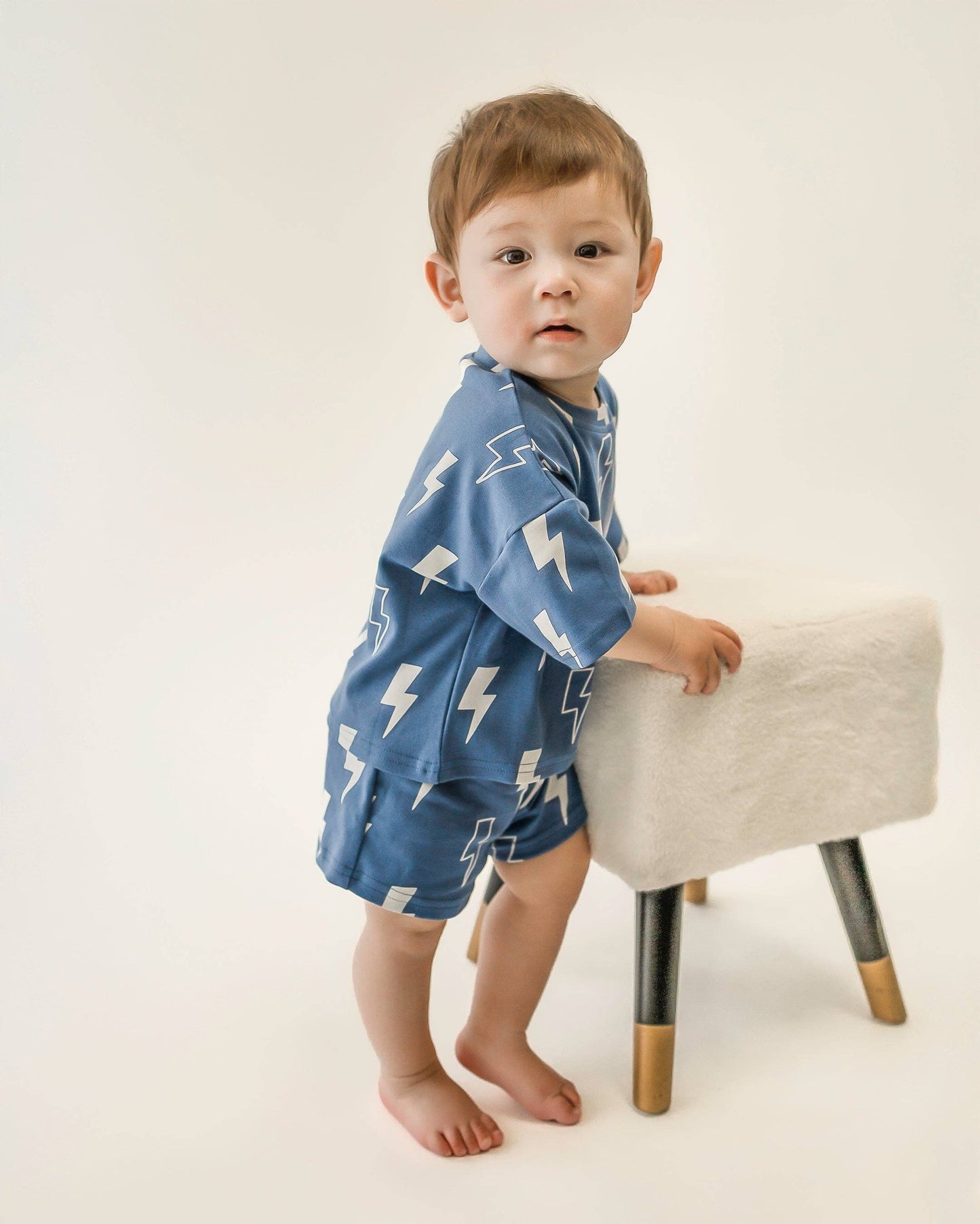 Blue Bolts 2 Piece Set