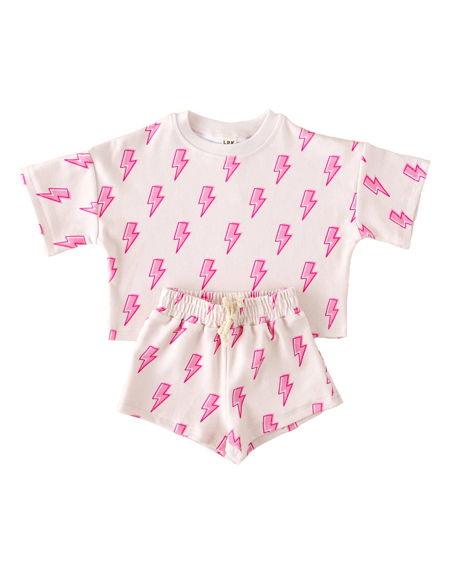Pink Bolt 2 Piece Set