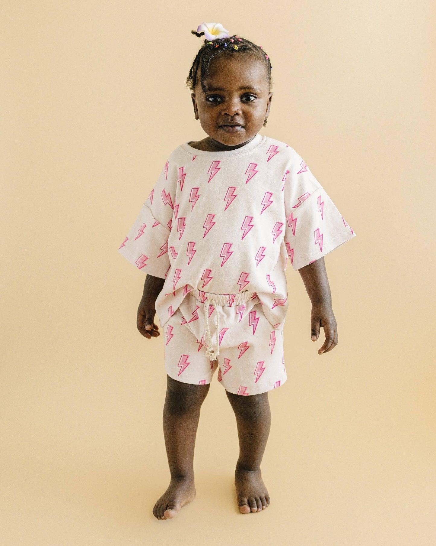 Pink Bolt 2 Piece Set