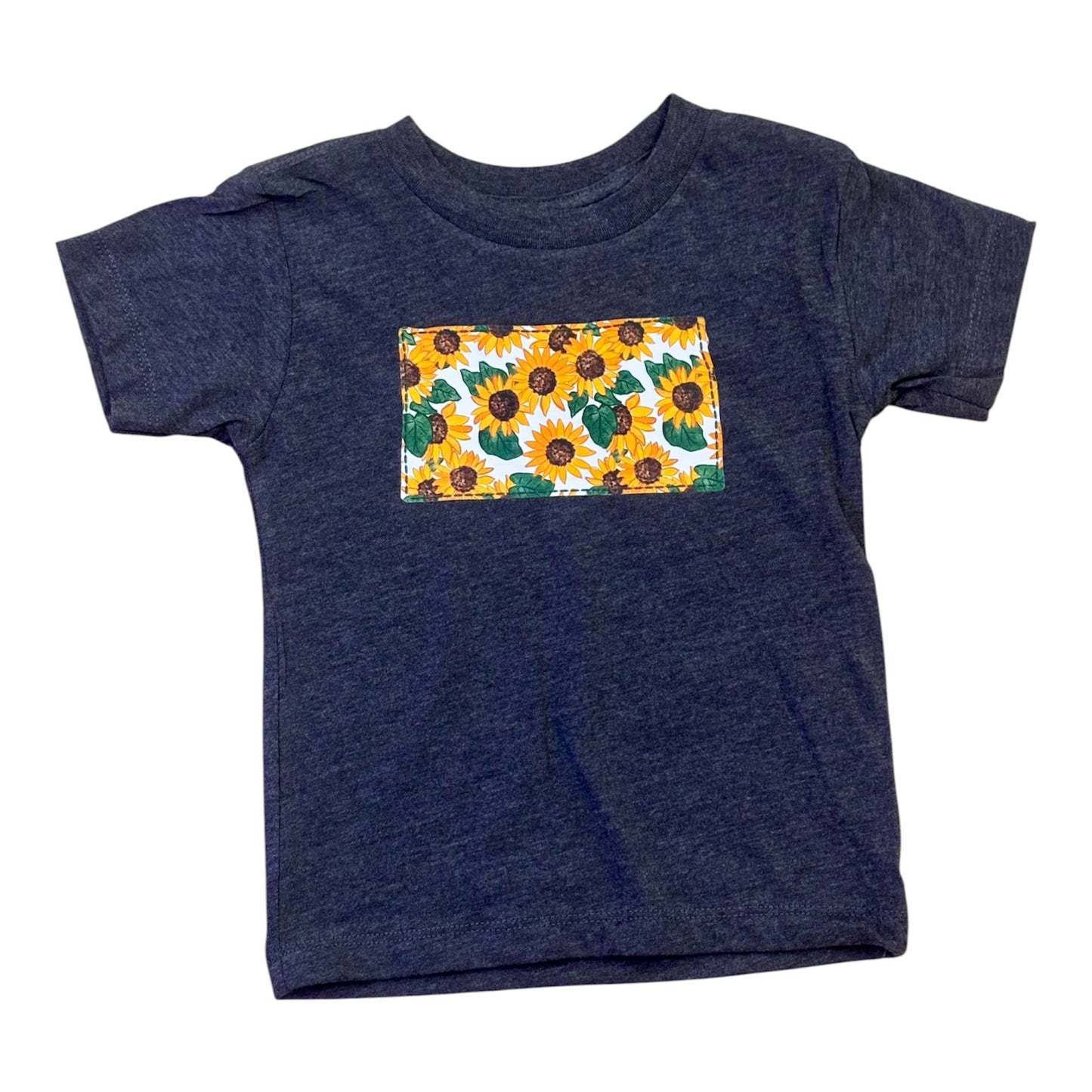 Sunflower Faux Patch T-Shirt