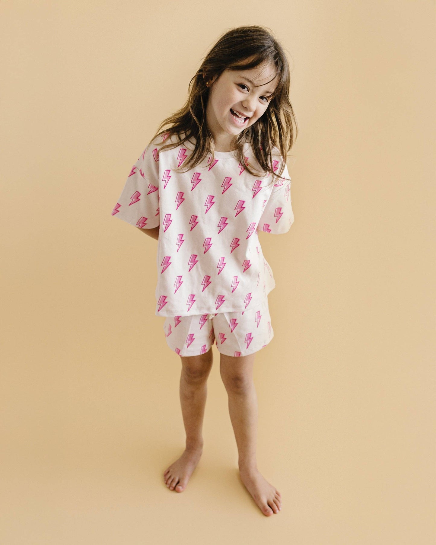 Pink Bolt 2 Piece Set