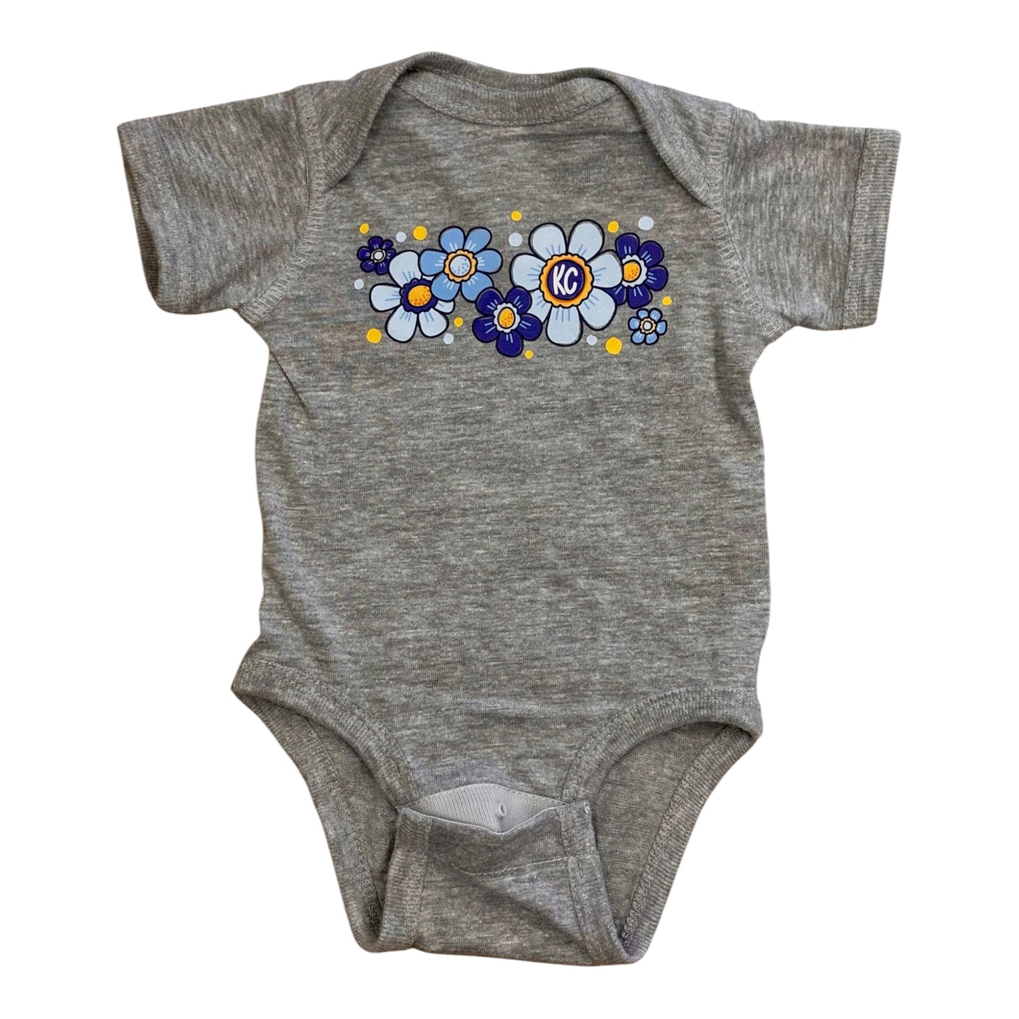 KC Flowers Onesie