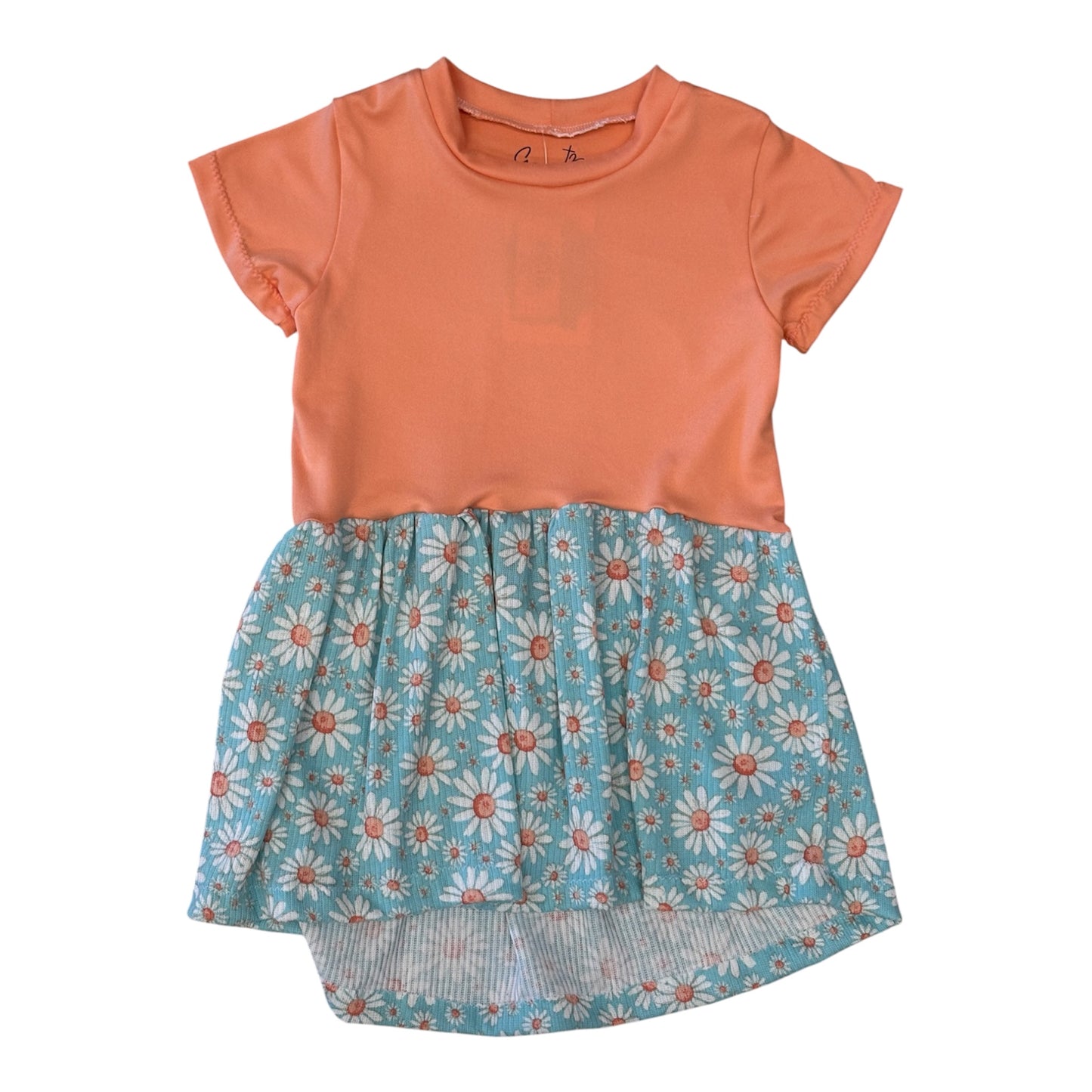 Peach Twirl Dress