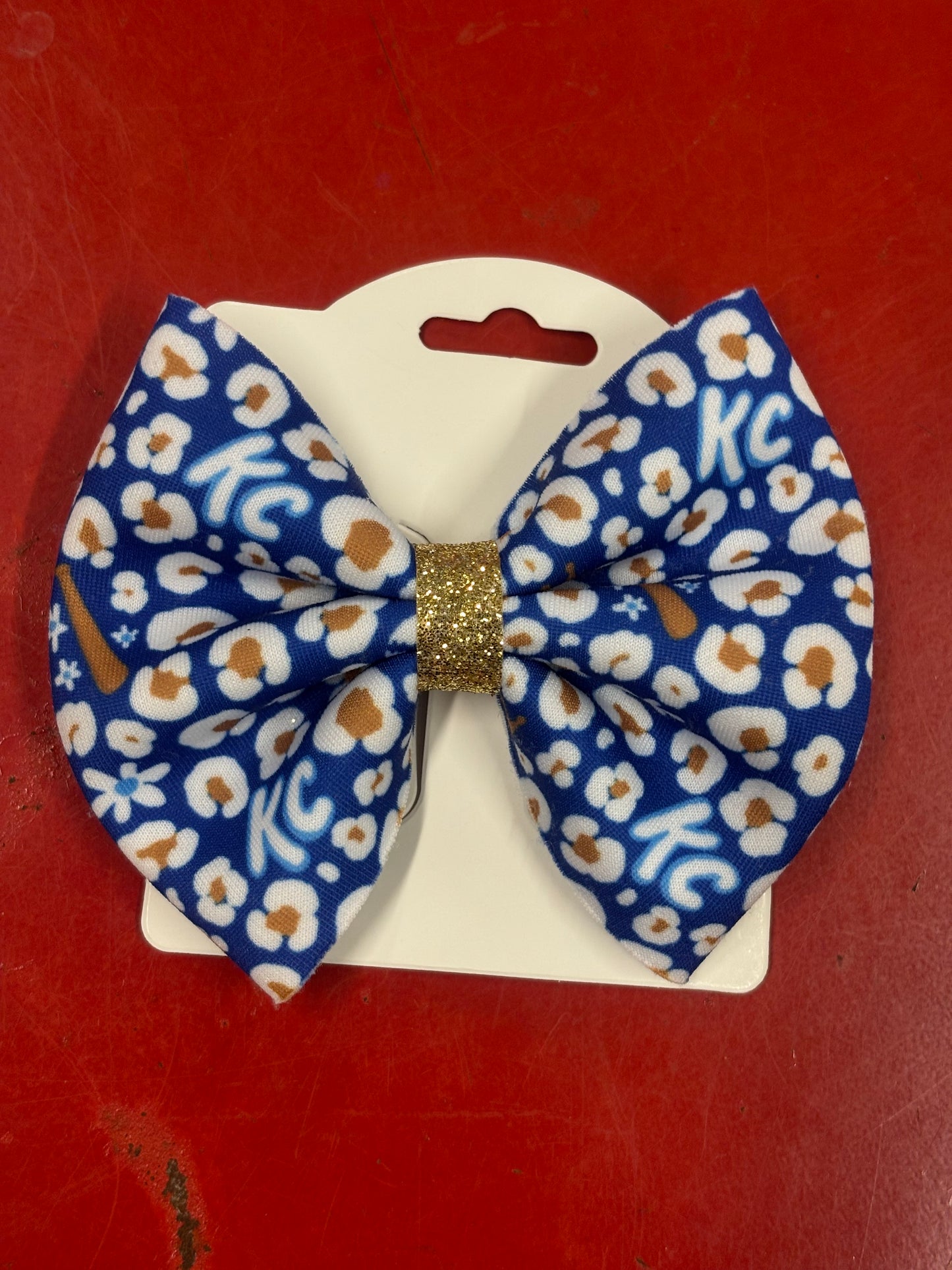 Floral Baseball Bow