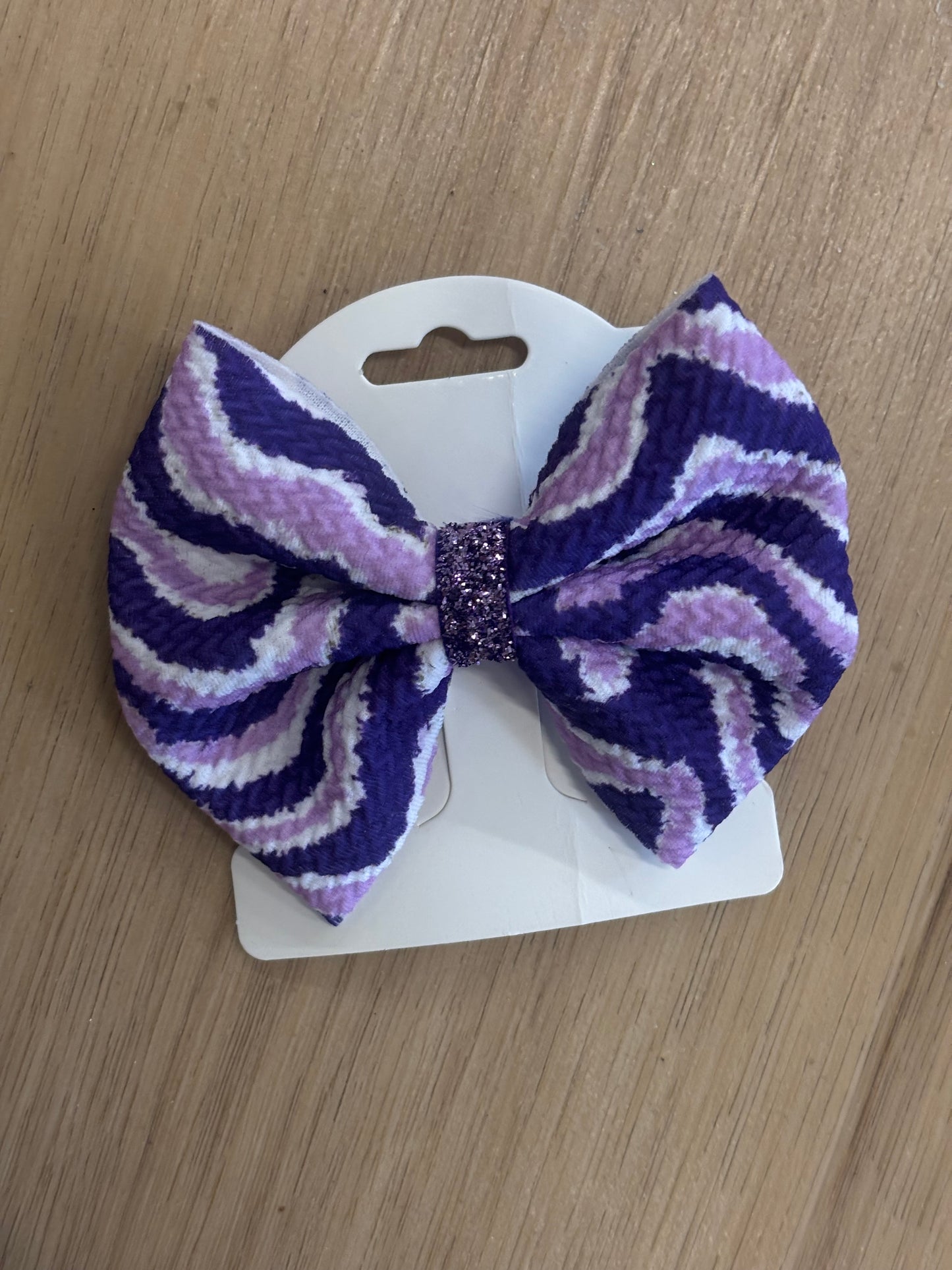 Purple Wave Bow