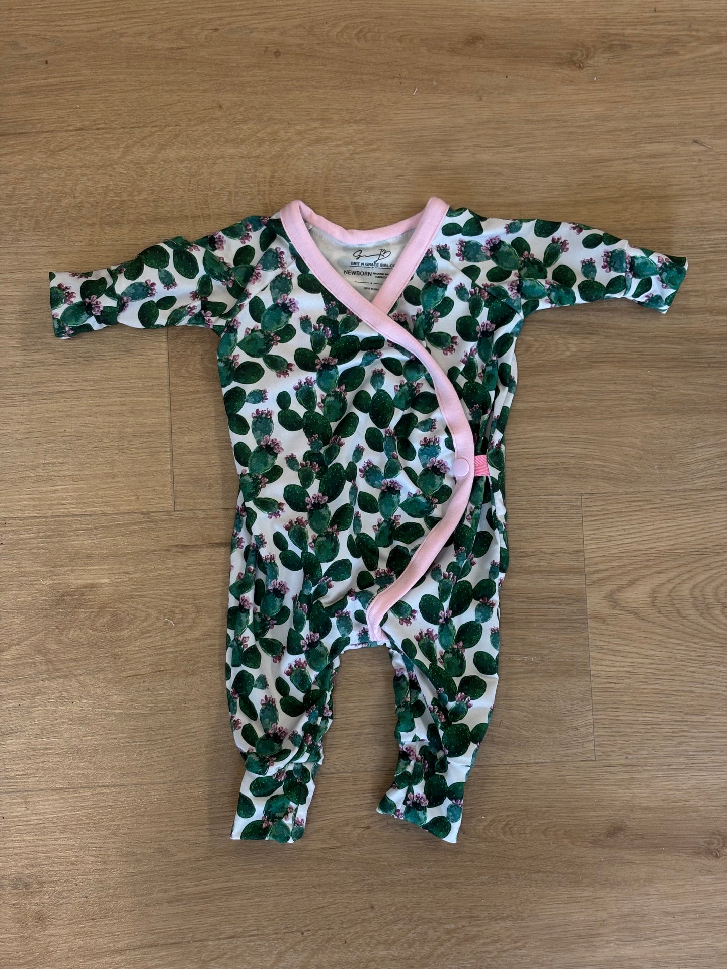 Cactus Kimono Sleeper