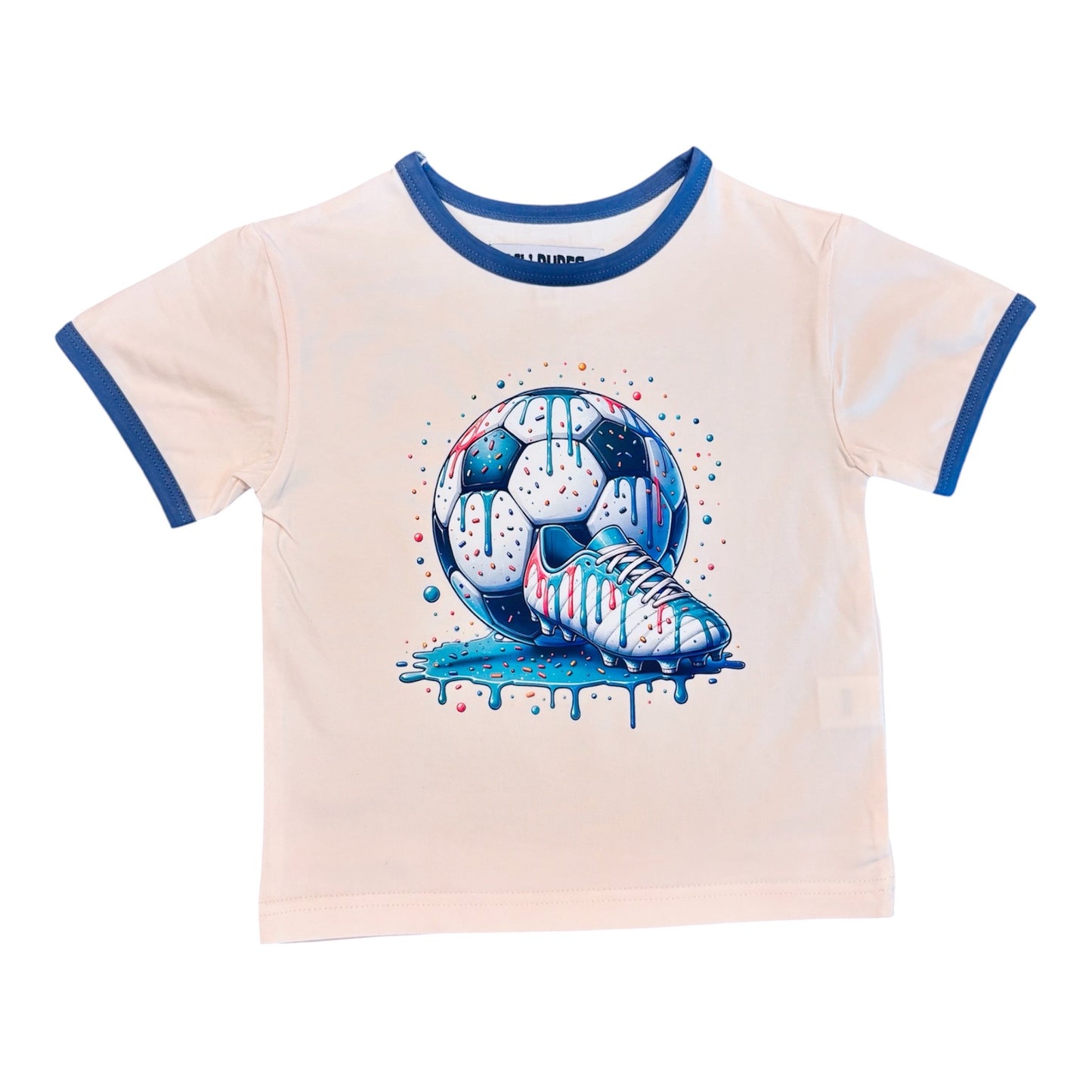 Drippy Soccer Ringer T-Shirt