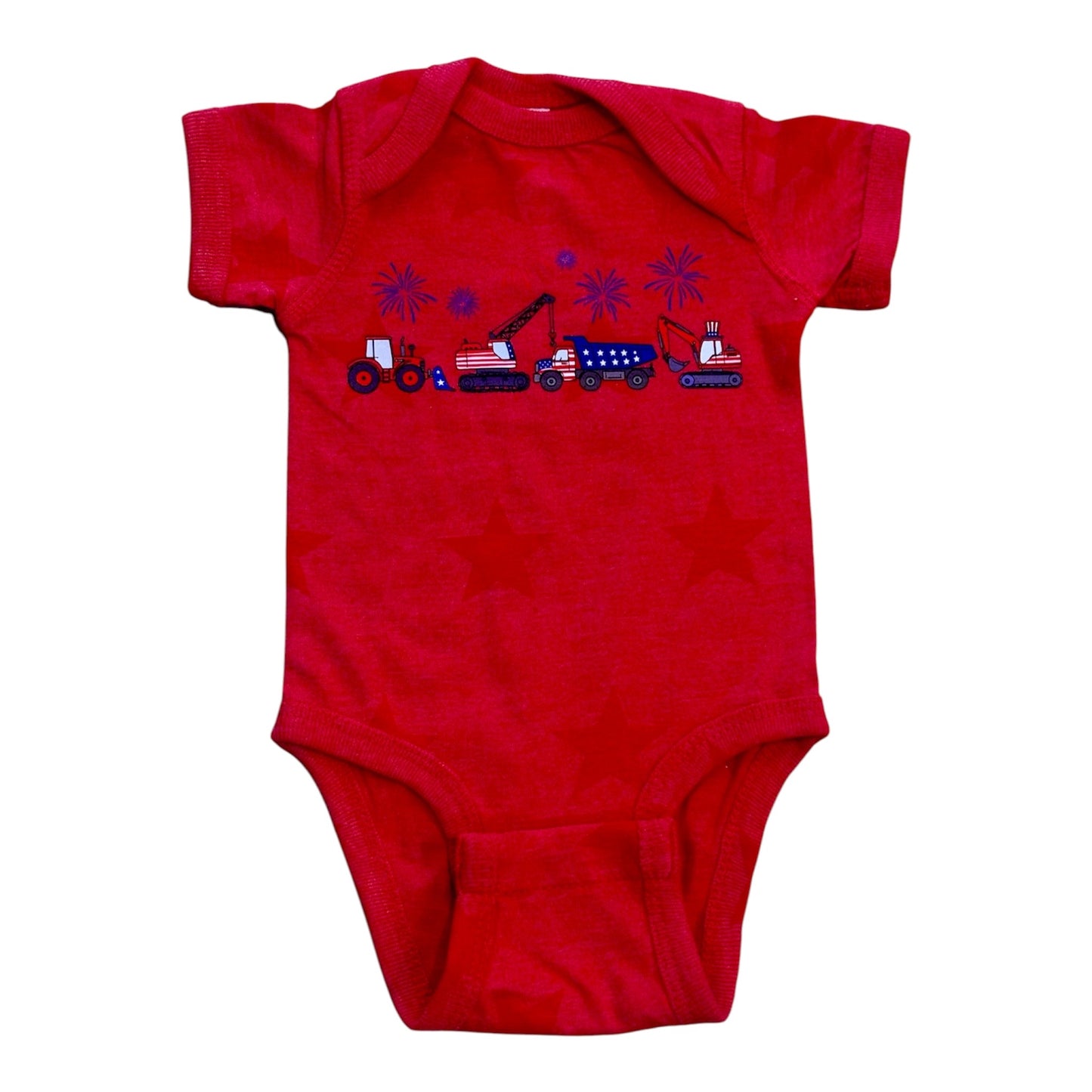Fireworks Trucks Onesie