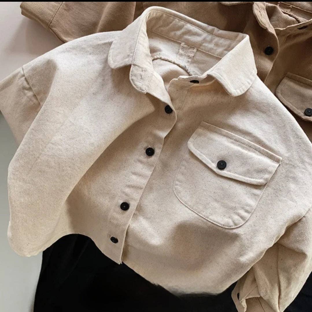 Dakota Denim Shacket Alpine Cocoa
