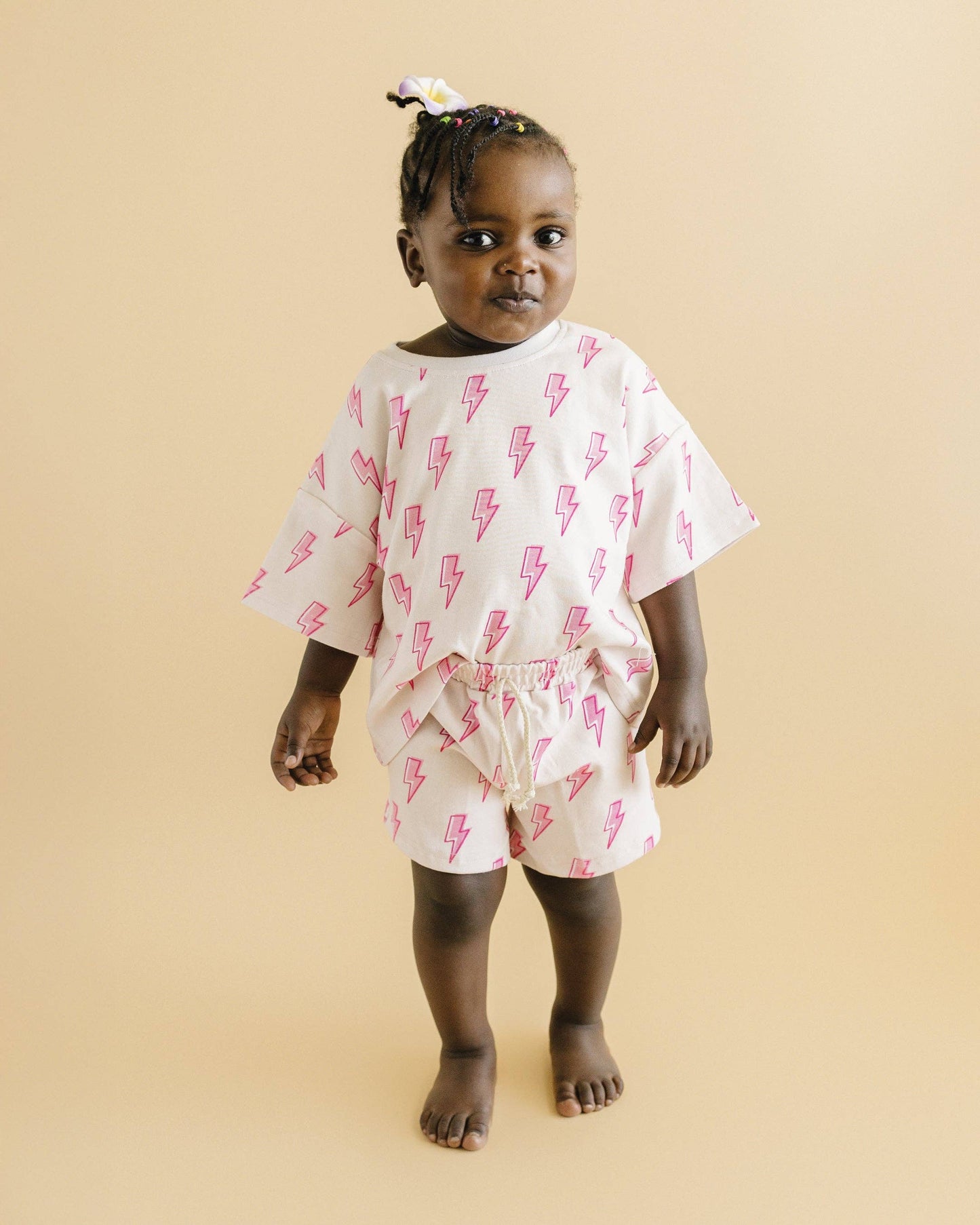 Pink Bolt 2 Piece Set