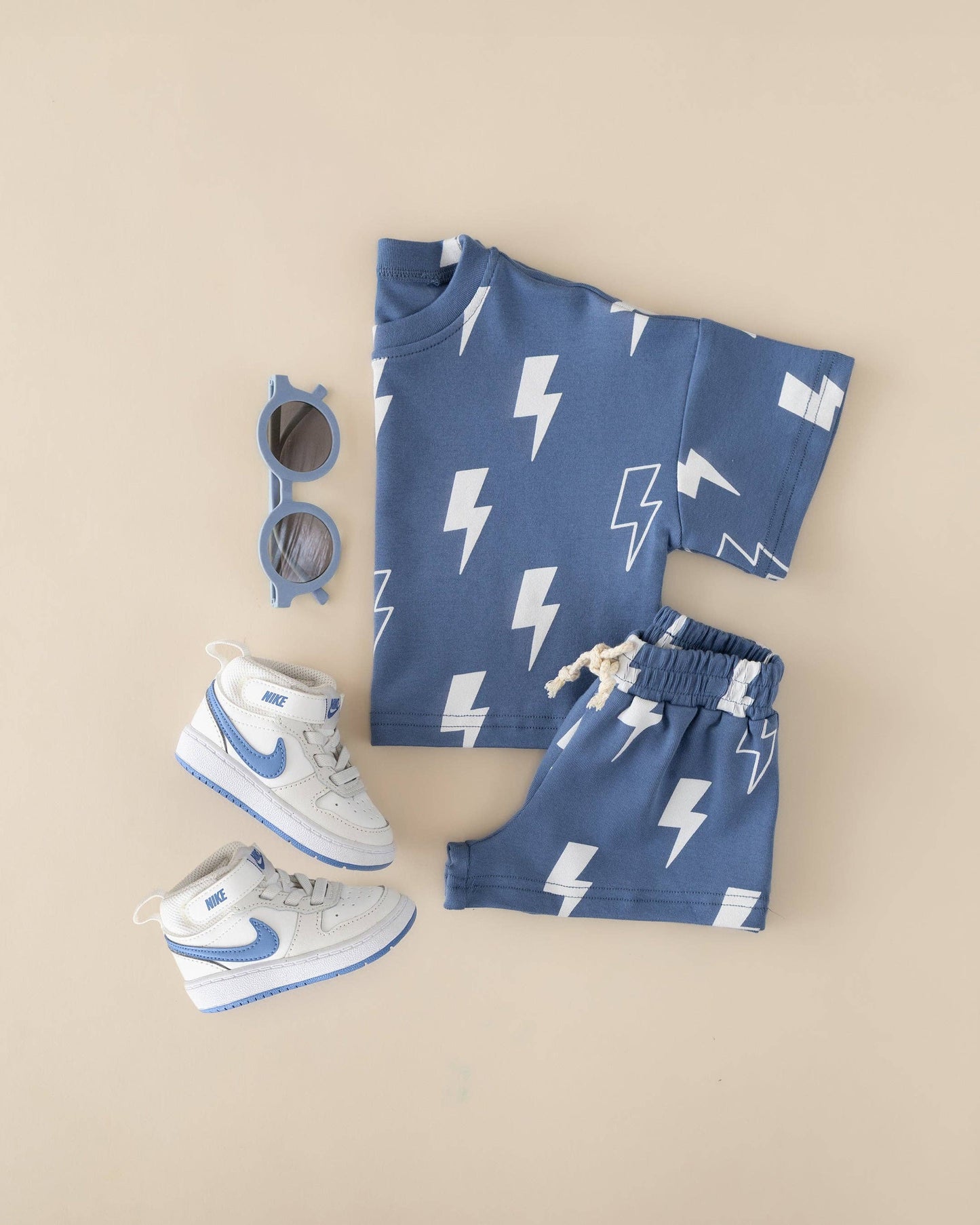 Blue Bolts 2 Piece Set
