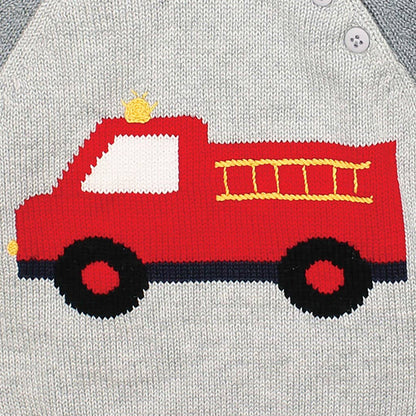 Firetruck Knit Sweater