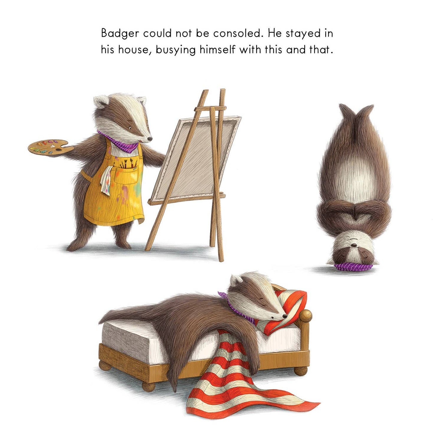 Badger's Perfect Garden picture book