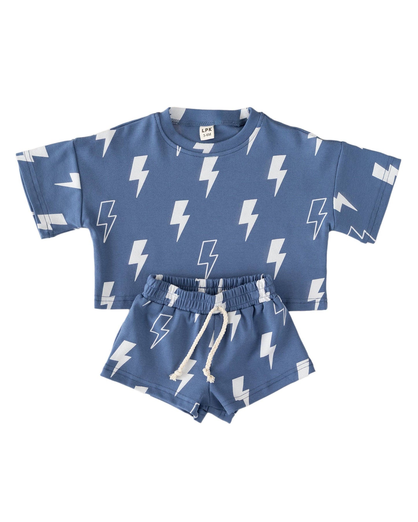 Blue Bolts 2 Piece Set