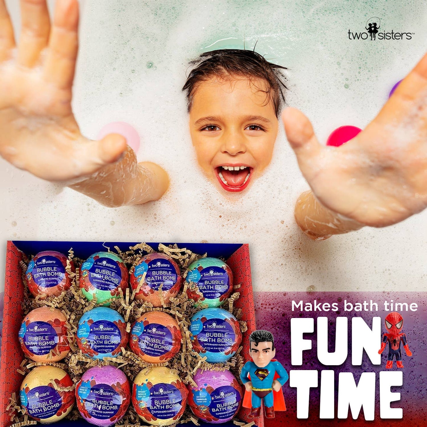 Superhero Kids Bath Bombs