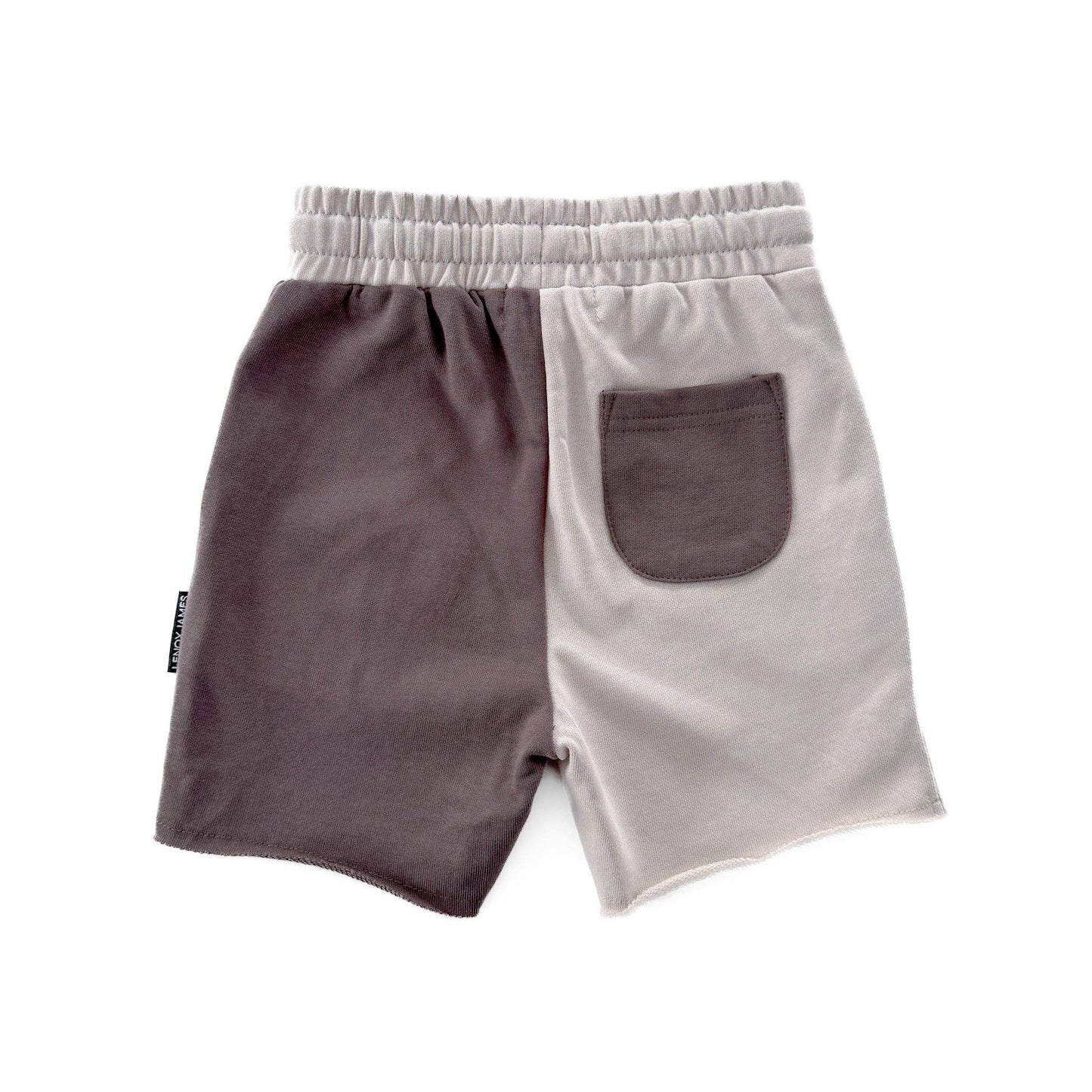 COLOR BLOCK SHORTS MOCHA