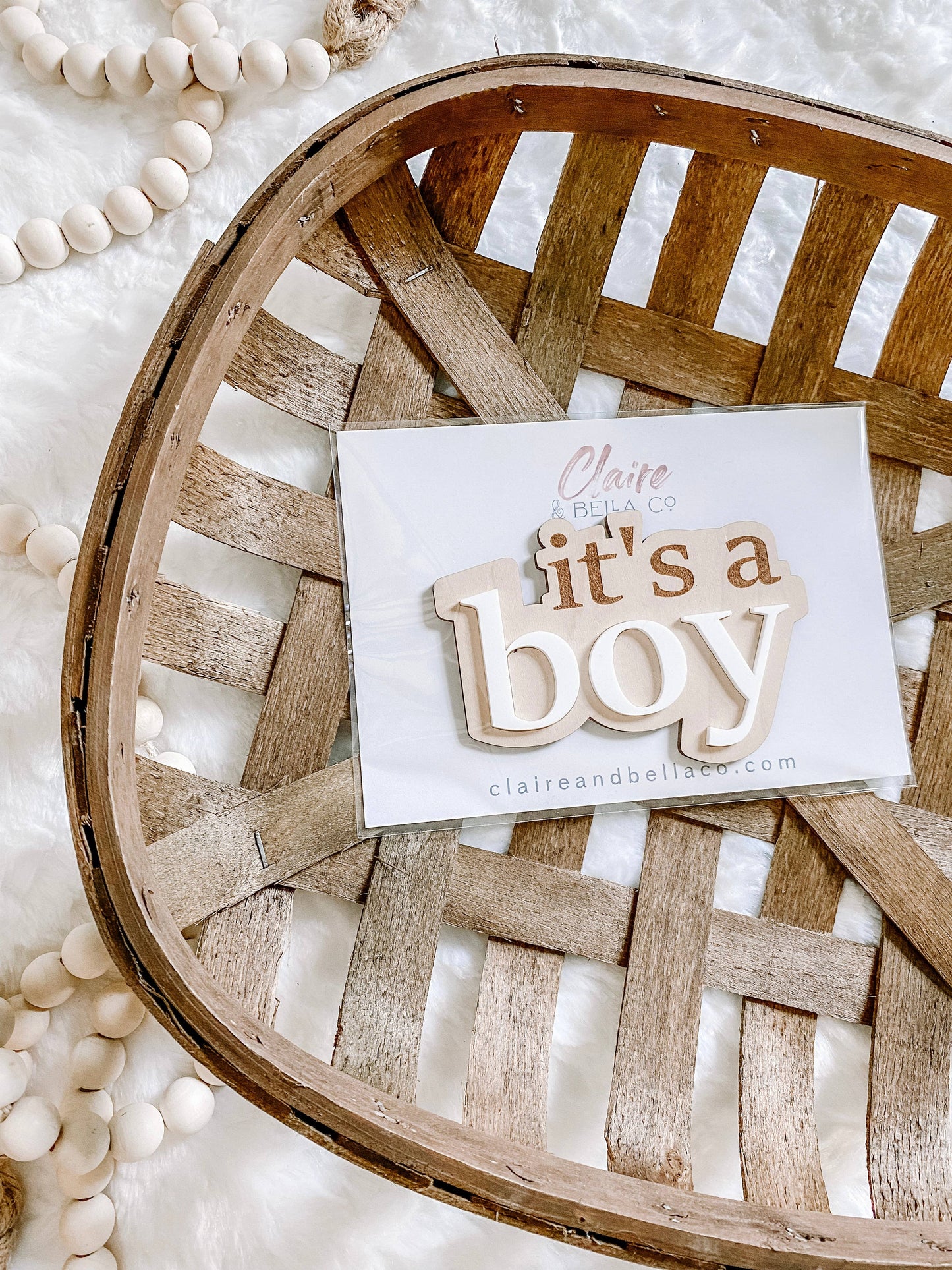 It’s a Boy Gender Reveal Announcement
