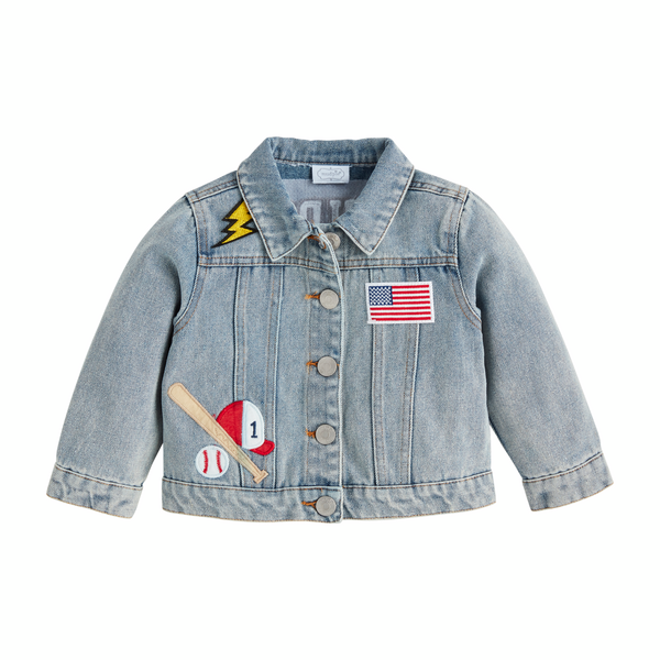 Patch Denim Jacket