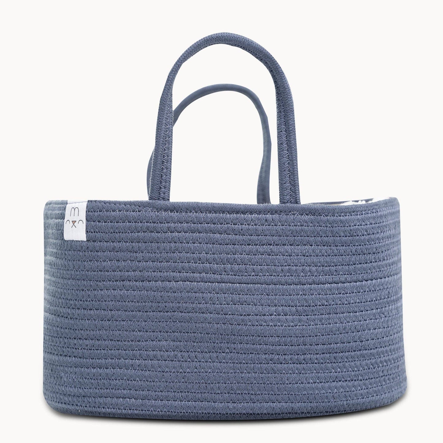 Rope Diaper Caddy Grey