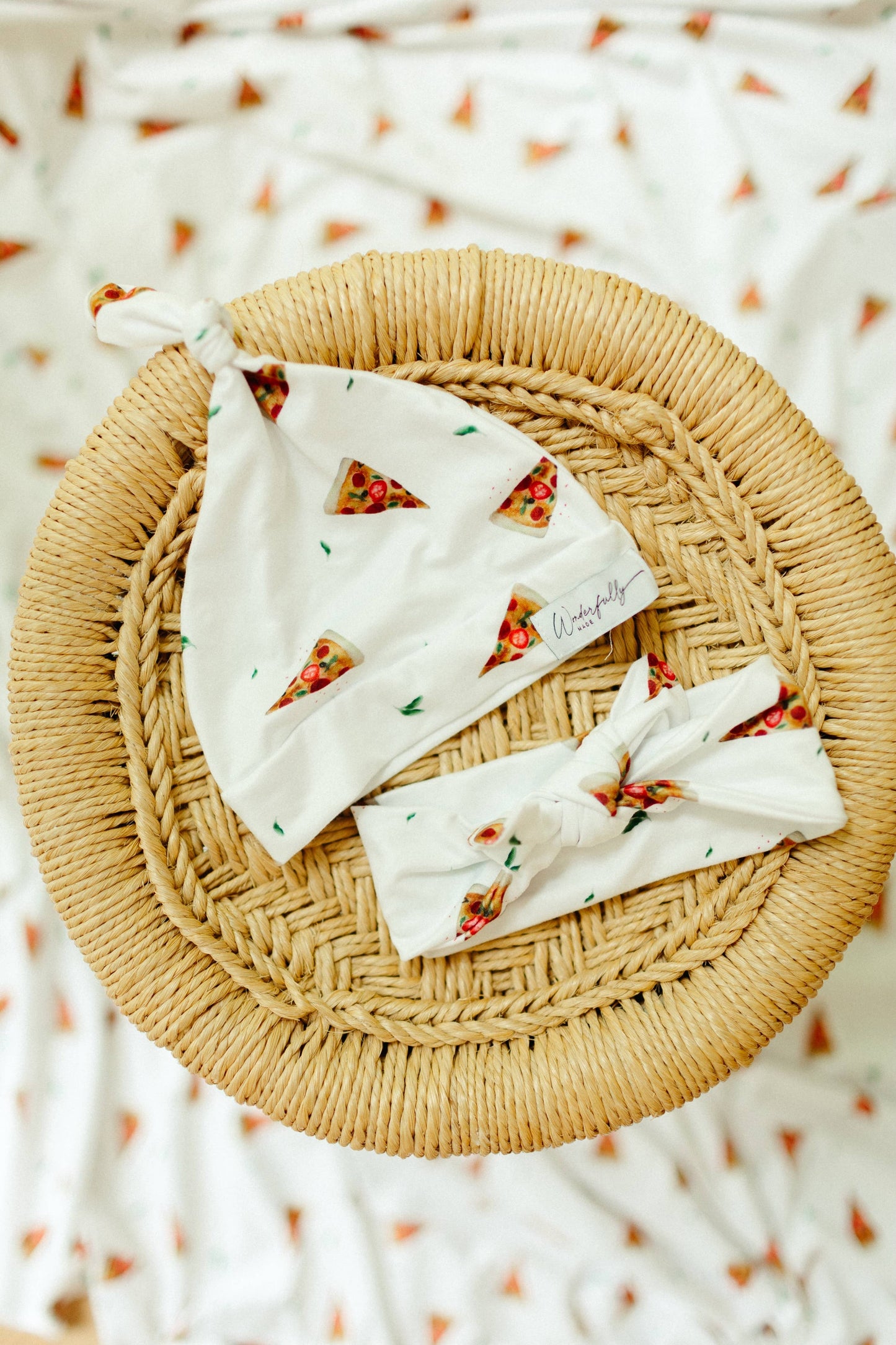 Fresh Pisha (Pizza) Swaddle (47”x 47”)WM