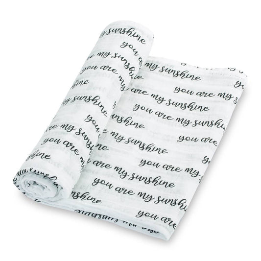 You Are My Sunshine Baby Swaddle Blanket LB