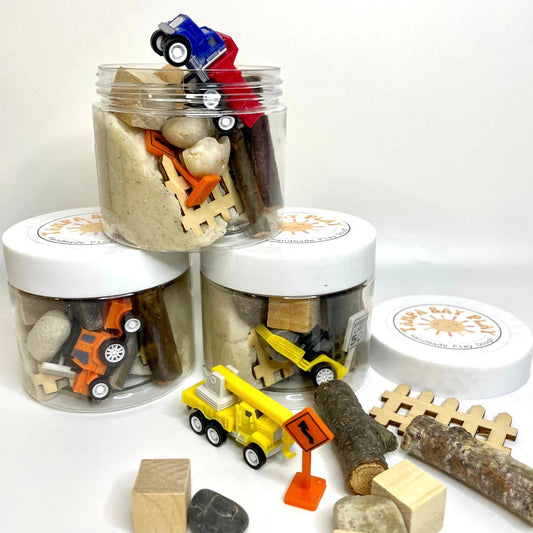 Construction Play Dough to Go Eco Conscious Natural Material