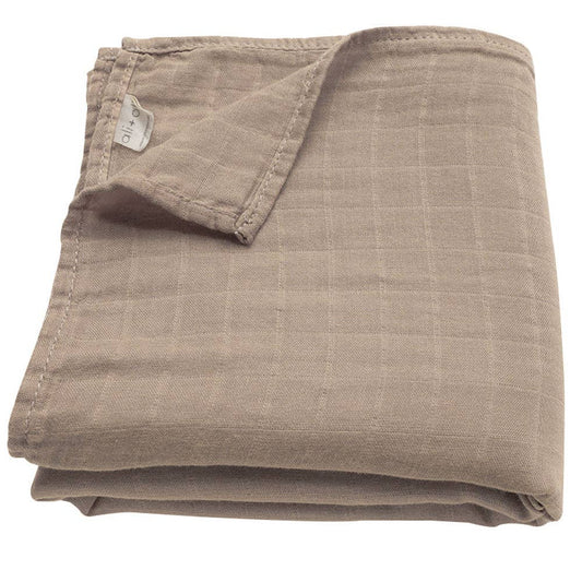Muslin Swaddle Blanket Taupe