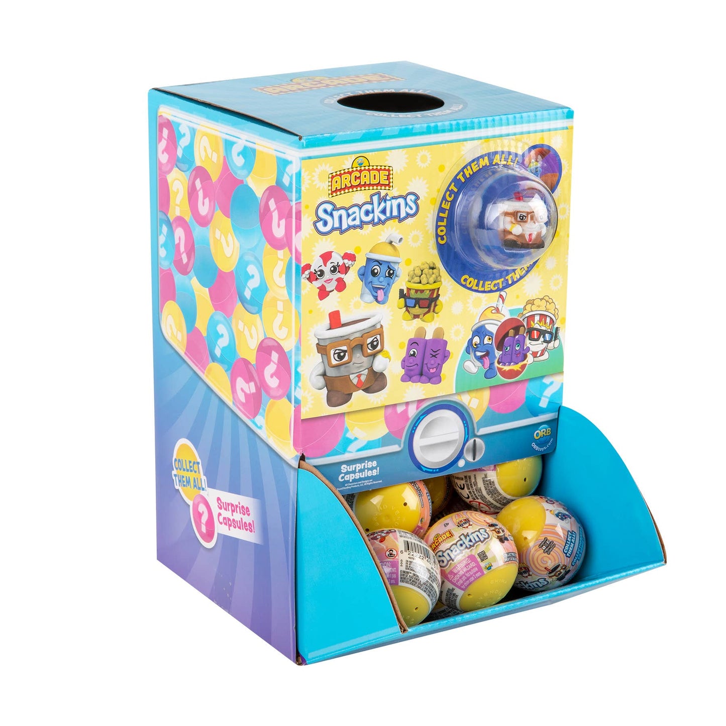 ORB Arcade™ Capsules Snackins PDQ