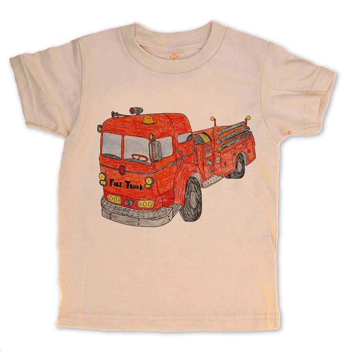 Fire Truck Organic Tee
