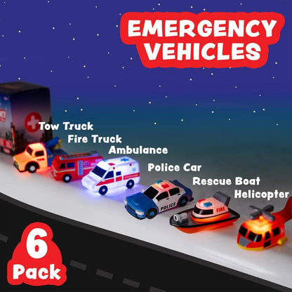 Emergency™ Cars Light Up Bath Toys