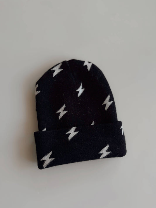 Black Lightning  Beanie