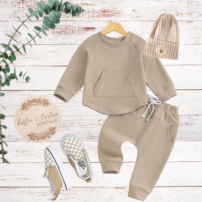 Pocket Jogger Set Tan