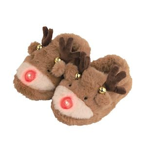 Reindeer Light Up Slippers