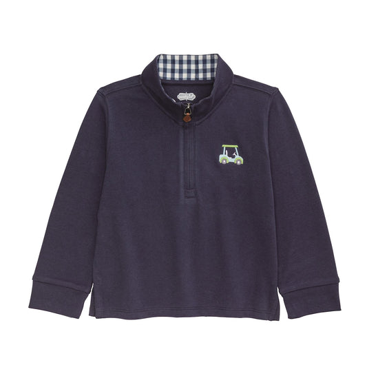 Golf Cart Quarter Zip Navy