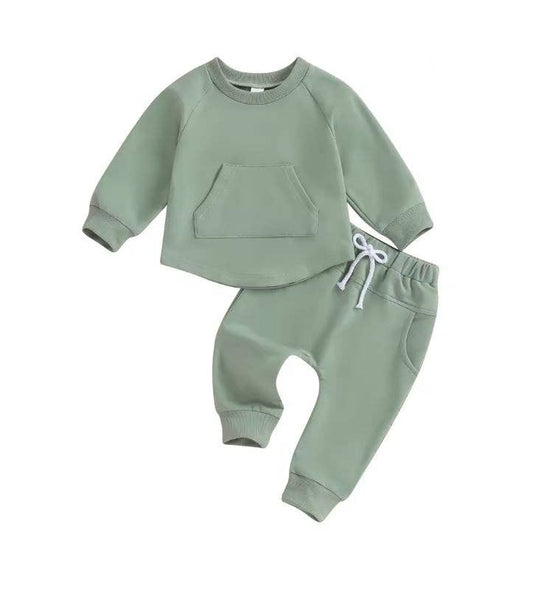 Sage Sweat Shirt & Joggers