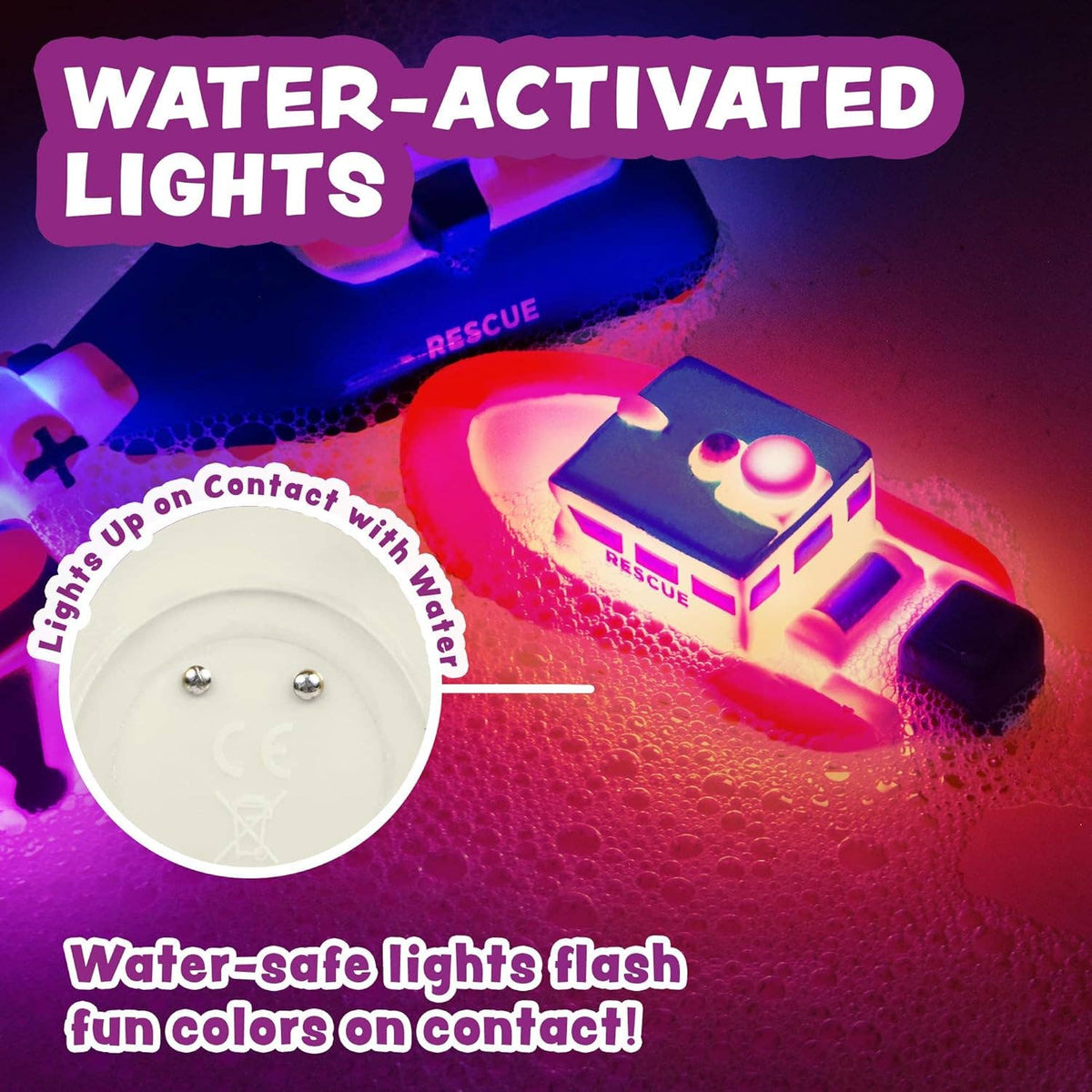 Ocean Rescue™ Vehicles Light Up Bath Toys