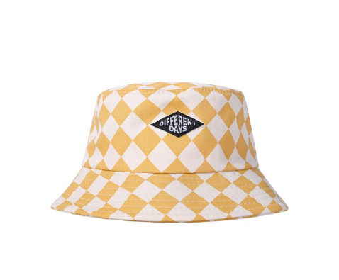 Ska Print Bucket Hat: Sunshine Yellow