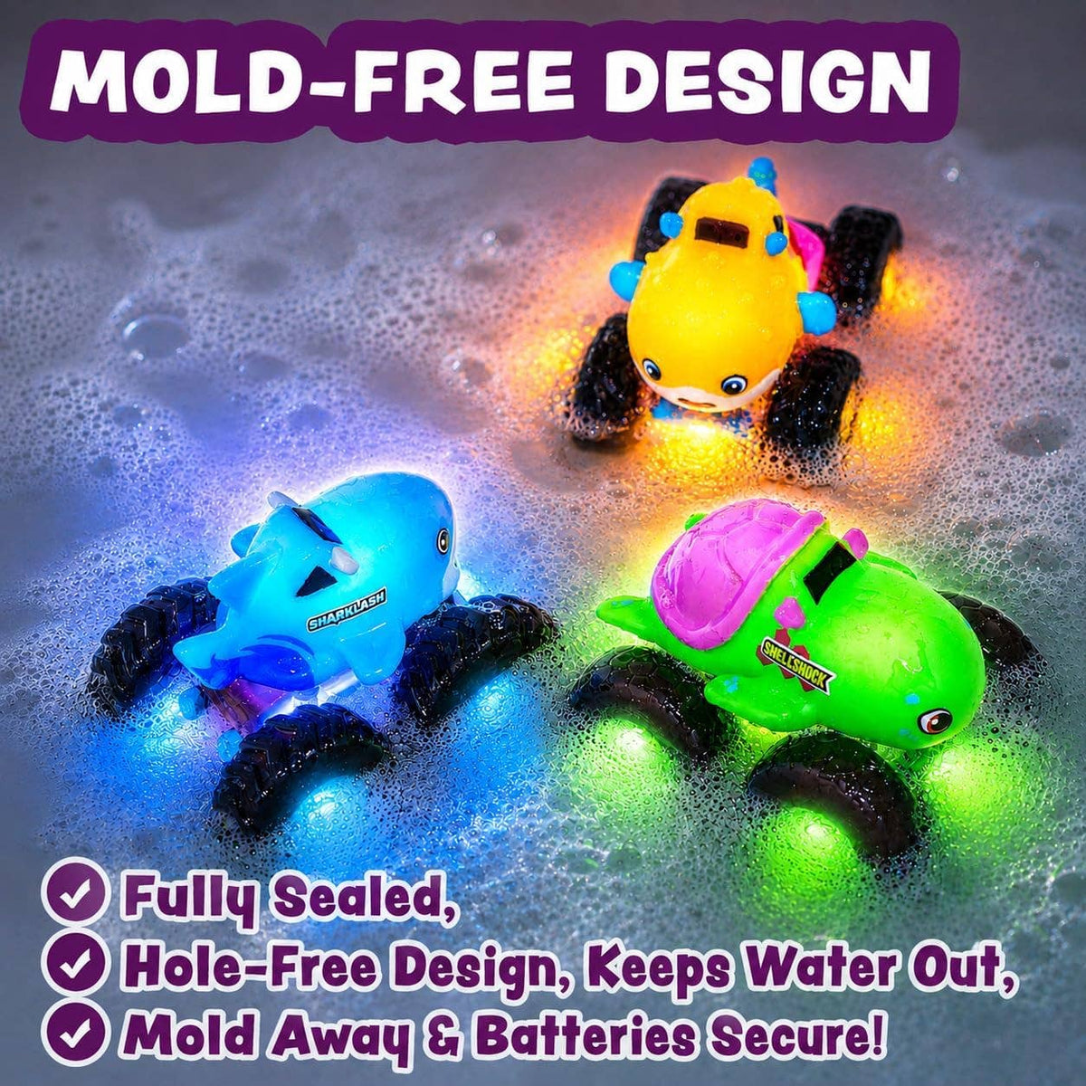 Monster Trucks™ Light Up Bath Toys